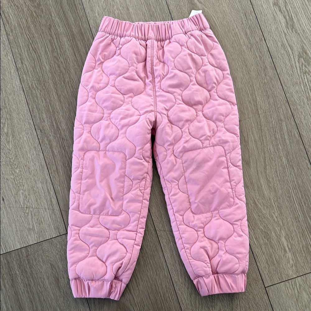 Patagonia quilted puff joggers toddler girls size 4T